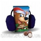 Конфеты шоколадные с молочной начинкой + наушники Merry Christmas 90г Польша