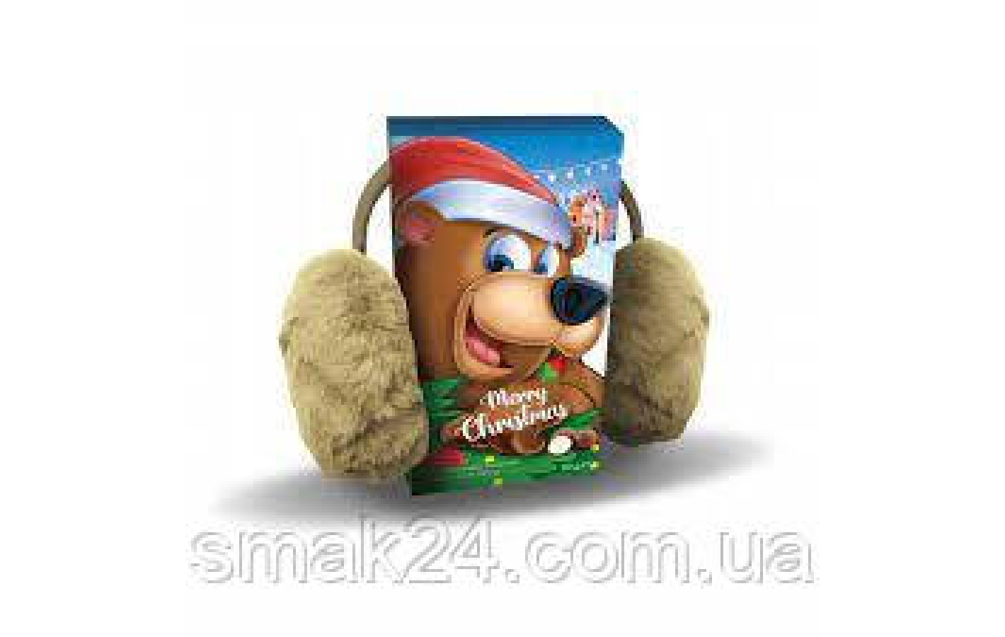 Конфеты шоколадные с молочной начинкой + наушники Merry Christmas 90г Польша
