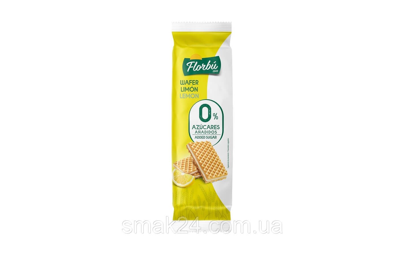 Вафлі лимонні БЕЗ ЦУКРУ Florbu Gourmet Limon 0% azucares 150г Іспанія