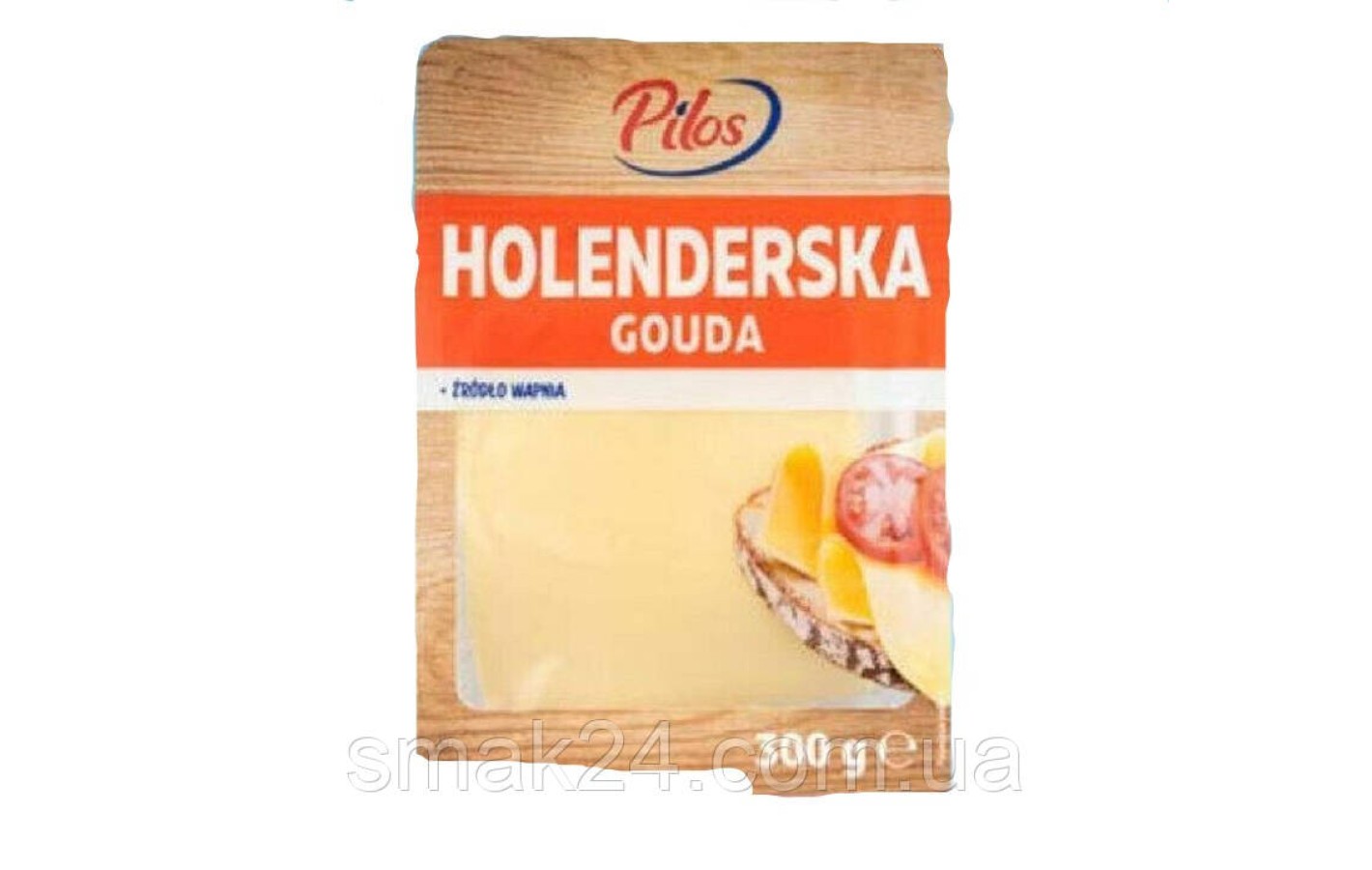 Сыр нарезка Голландская Гауда Pilos Holenderska Gouda 300г Польша