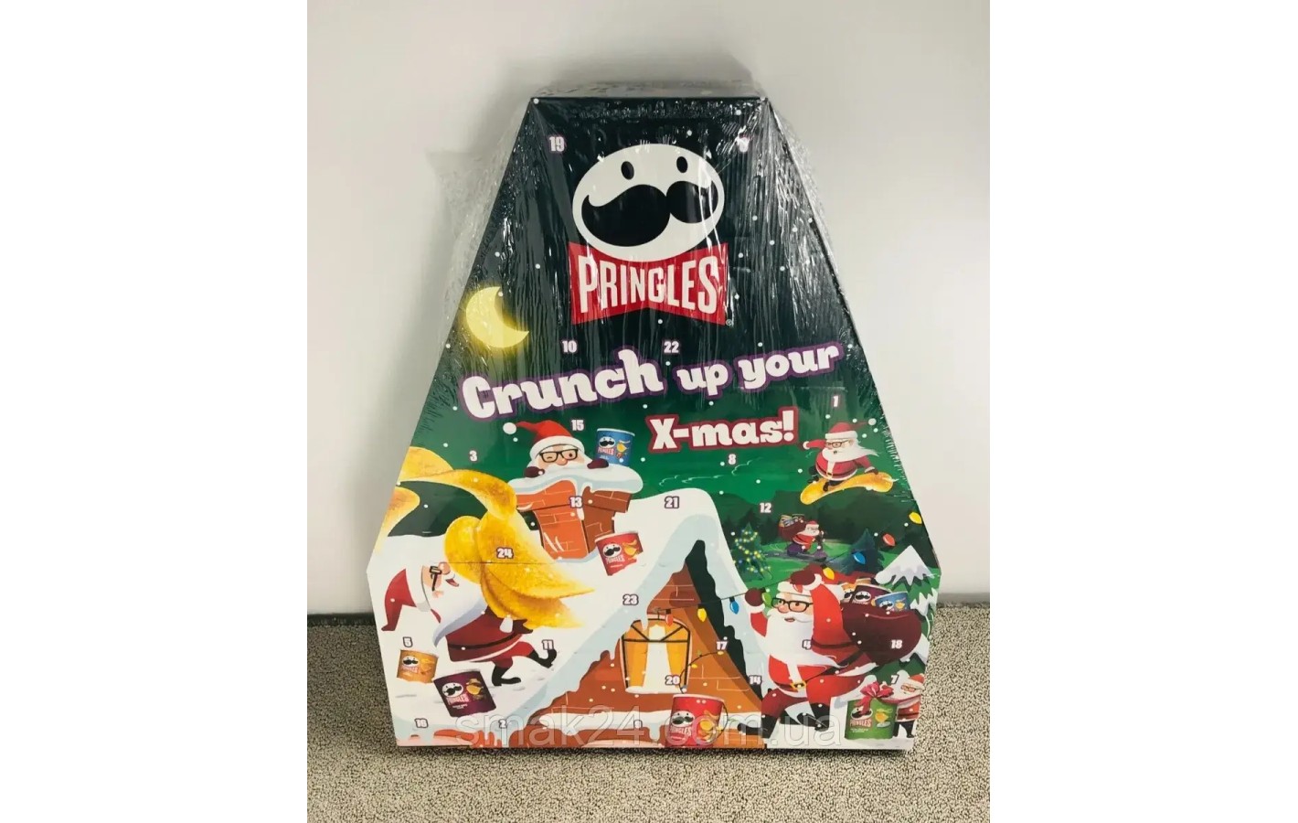 Адвент календарь Pringles Crunch up your X-mas! 990г (24 штук) Германия