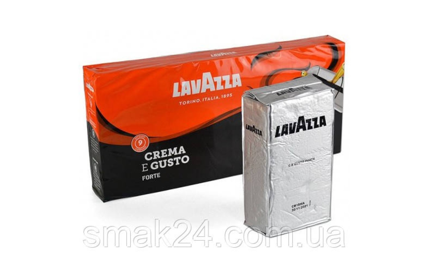 Кофе молотый Lavazza Crema e Gusto Forte (эконом., серая) 250 г Италия