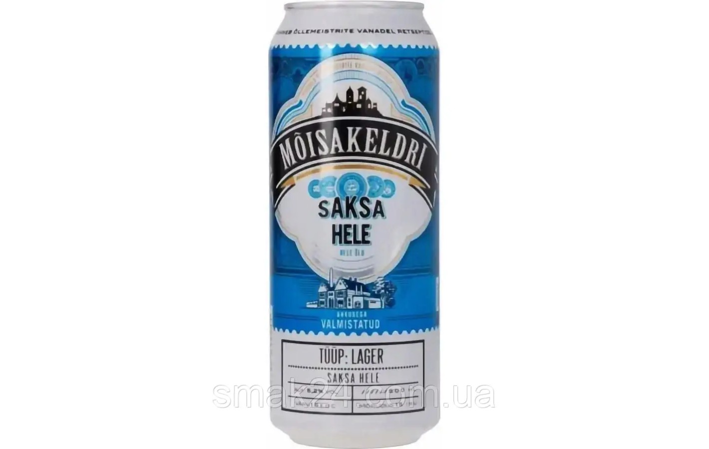 Пиво светлое фильтрованное Moisakeldri Saksa Hele 5.2 % 0.5л ж\б Эстония