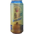 Пиво светлое фильтрованное Meister Weissbier 5% 0.5л Литва