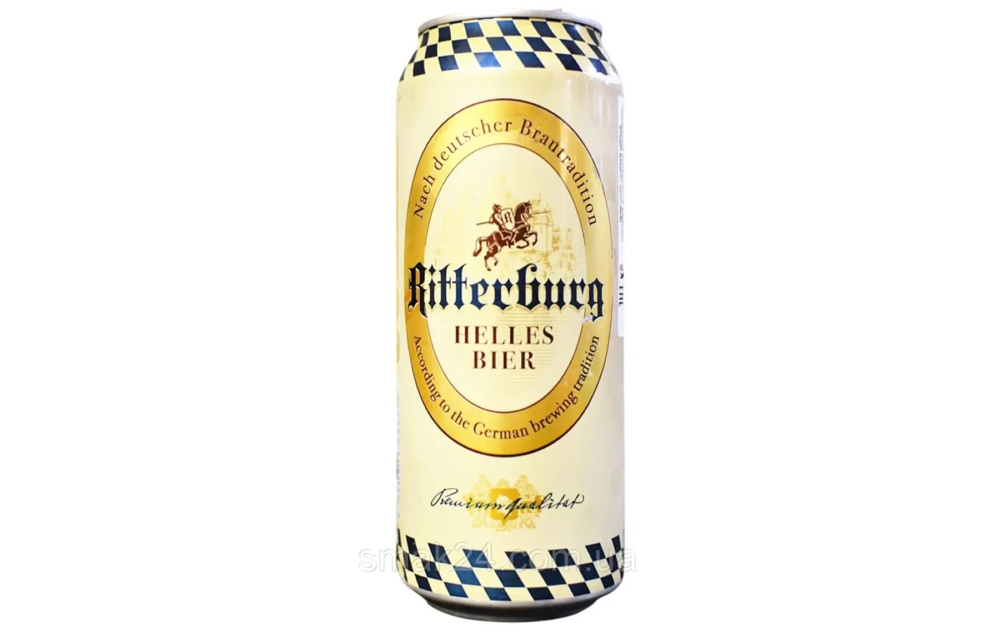 Пиво светлое фильтрованное Ritterburg Helles Bier 5.0% 0.5л ж/б Литва