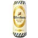Пиво светлое фильтрованное Ritterburg Helles Bier 5.0% 0.5л ж/б Литва