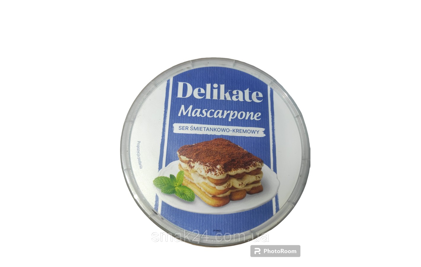 Сыр Маскарпоне Mascarpone Delikate ser śmietankowo-kremowy  250г Польша
