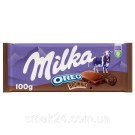 Шоколад молочный Milka Oreo Brownie  Швейцария 100г