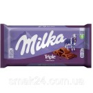 Шоколад молочный MilkaTriple Choco Choco  Швейцария 90г