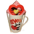Подарочный набор Чашка+конфеты пралине 50г  Becky's Loveu Нидерланды