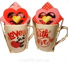 Подарочный набор Чашка+конфеты пралине 50г  Becky's Loveu Нидерланды