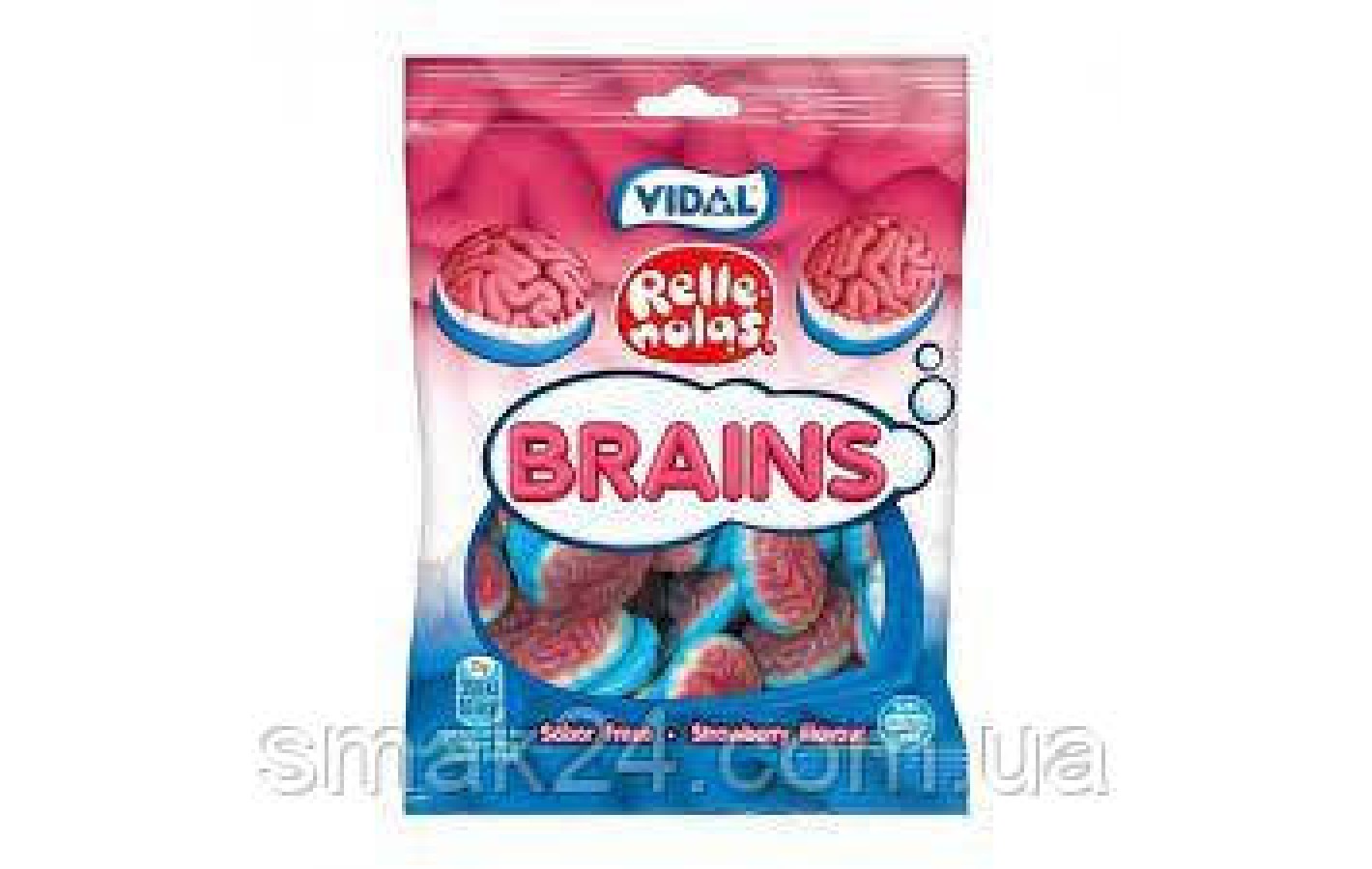 Желейні цукерки мозку БЕЗ ГЛЮТЕНА Vidal Relle Nolas Brains 90 г Іспанія