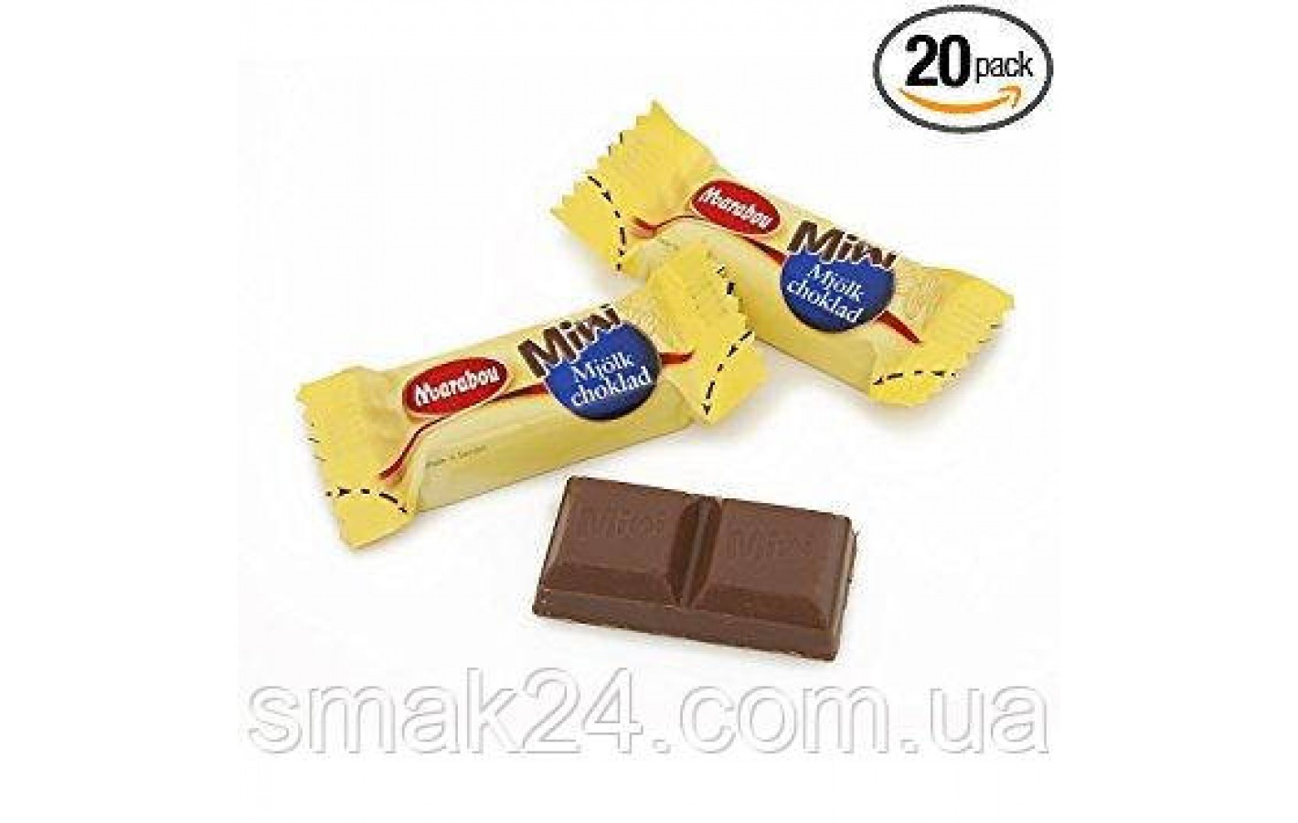 Мінібатончики молочний шоколад Marabou Mjolk Choklad 1кг(96шт) Швеція