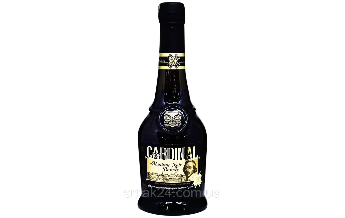 Бренди ординарный Черная Мантия Cardinal Manteau Noir 40% 0.5л