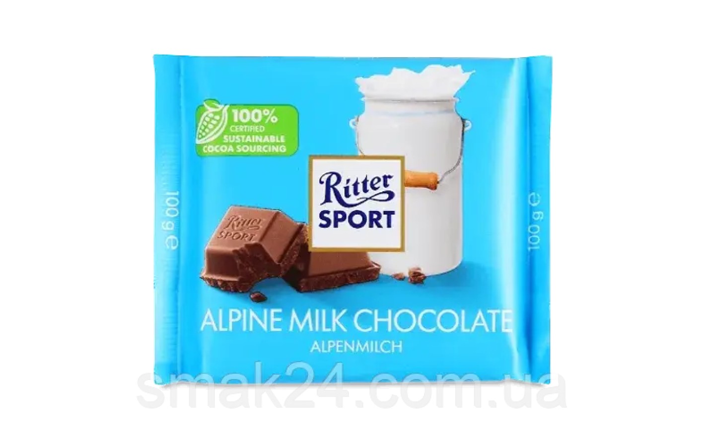Шоколад Ritter sport Alpenmilch 100г Германия