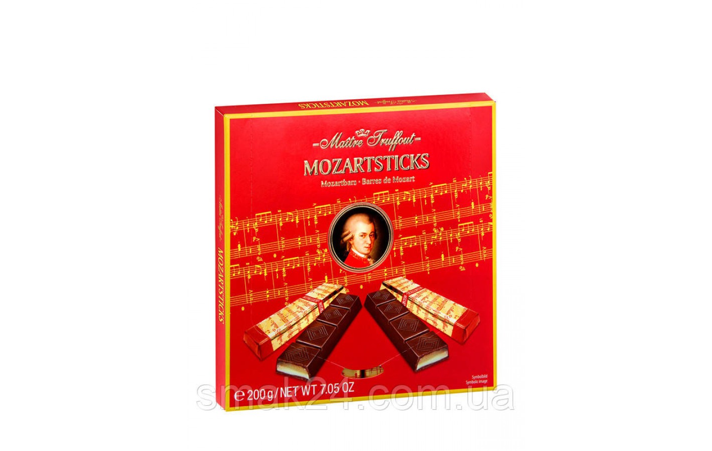 Шоколад темний Mozartsticks Maitre Truffout Австрія 200 г