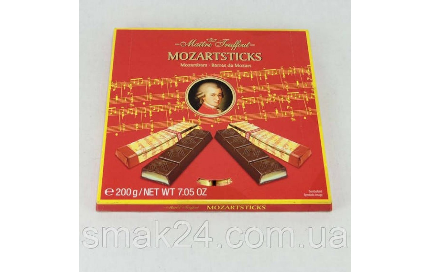 Шоколад темний Mozartsticks Maitre Truffout Австрія 200 г