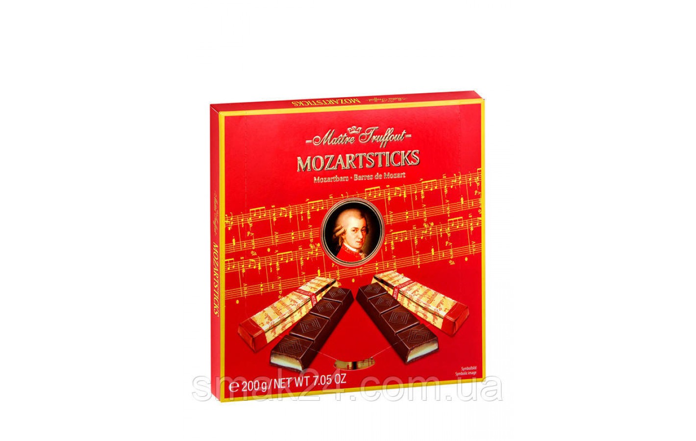 Шоколад темний Mozartsticks Maitre Truffout Австрія 200 г