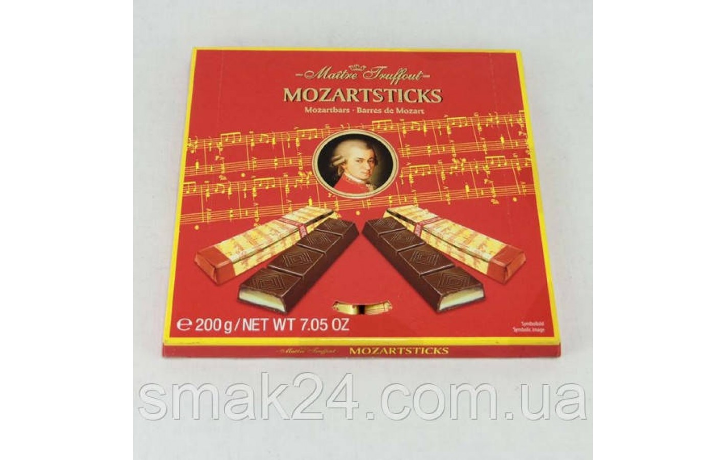 Шоколад темний Mozartsticks Maitre Truffout Австрія 200 г