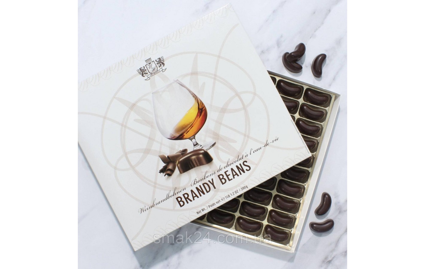 Шоколадные конфеты с бренди Brandy Beans Германия 500г