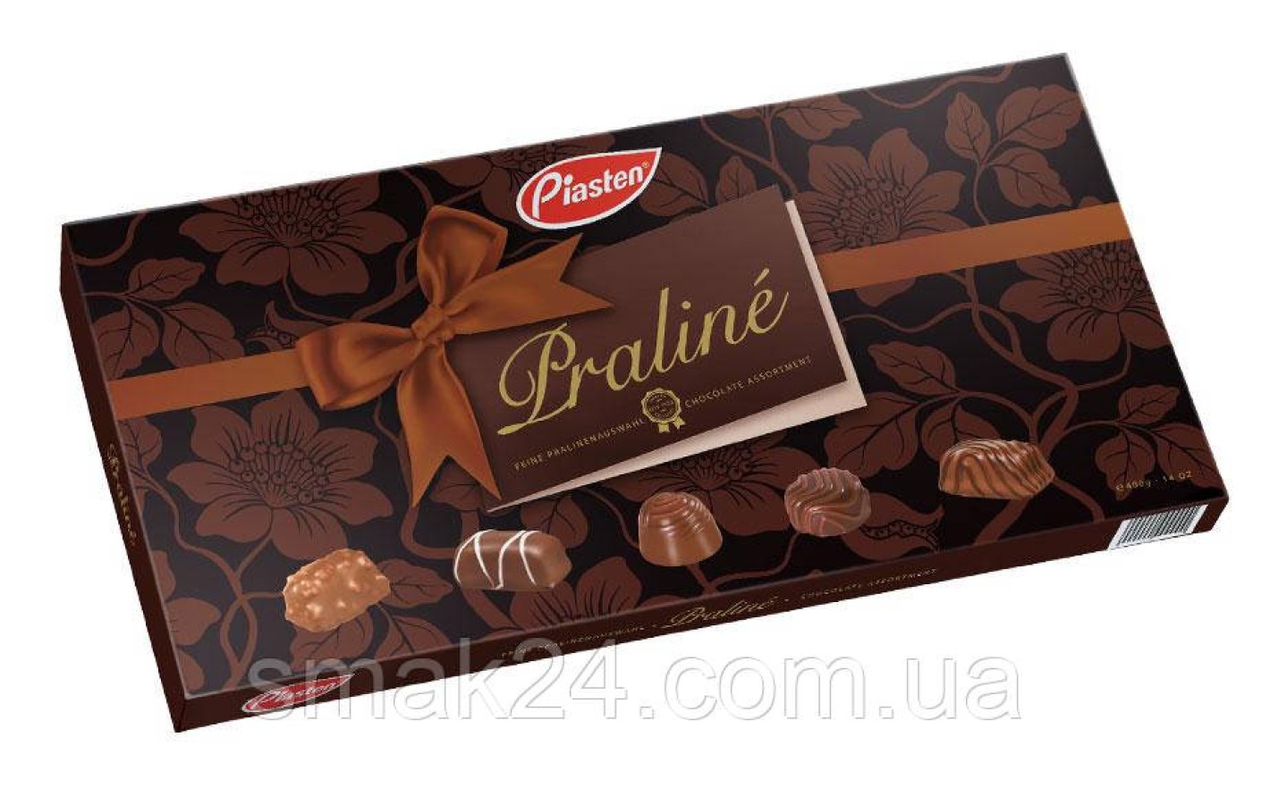 Цукерки шоколадні Асорті (12 видів) Piasten Praline 400 г Німеччина