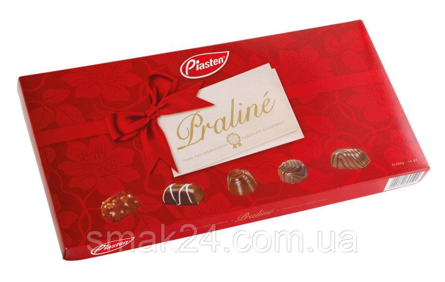 Цукерки шоколадні Асорті (12 видів) Piasten Praline 400 г Німеччина