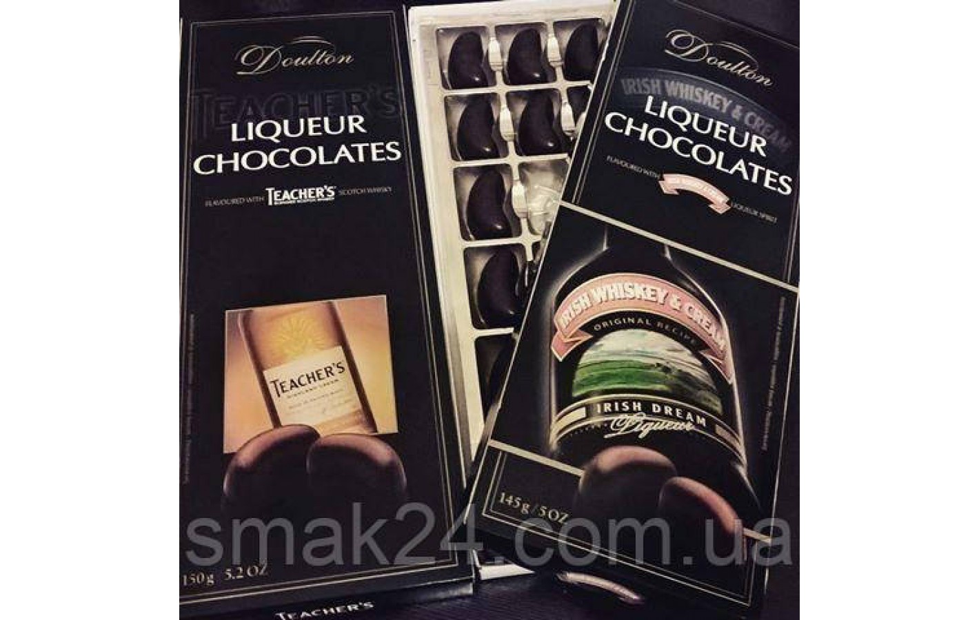 Шоколадные конфеты с ликером Doulton Gin Liqueur (c Джином) Германия 150г