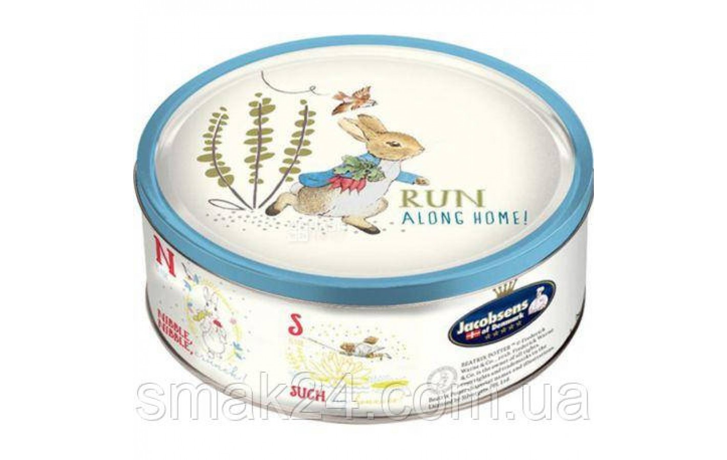 Печенье сливочное Датское Кролик Питер Petter Rabbit Danish Butter Cookies ж/б 150г Дания