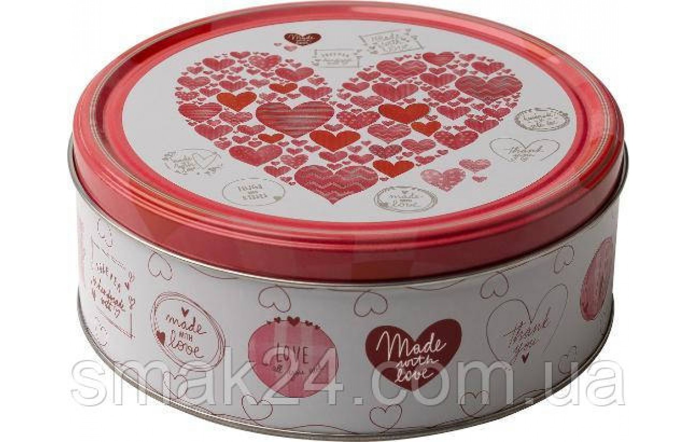 Печиво вершкове Датське Сердечка Küpsisetoos Hearts Danish Butter Cookies ж/б 150 г Данія