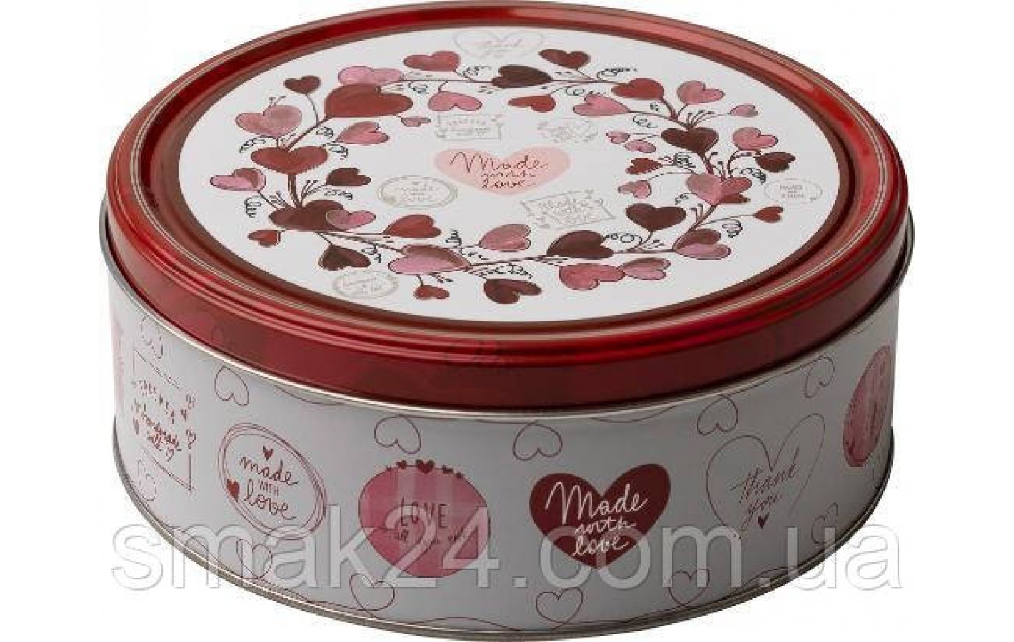 Печиво вершкове Датське Сердечка Küpsisetoos Hearts Danish Butter Cookies ж/б 150 г Данія