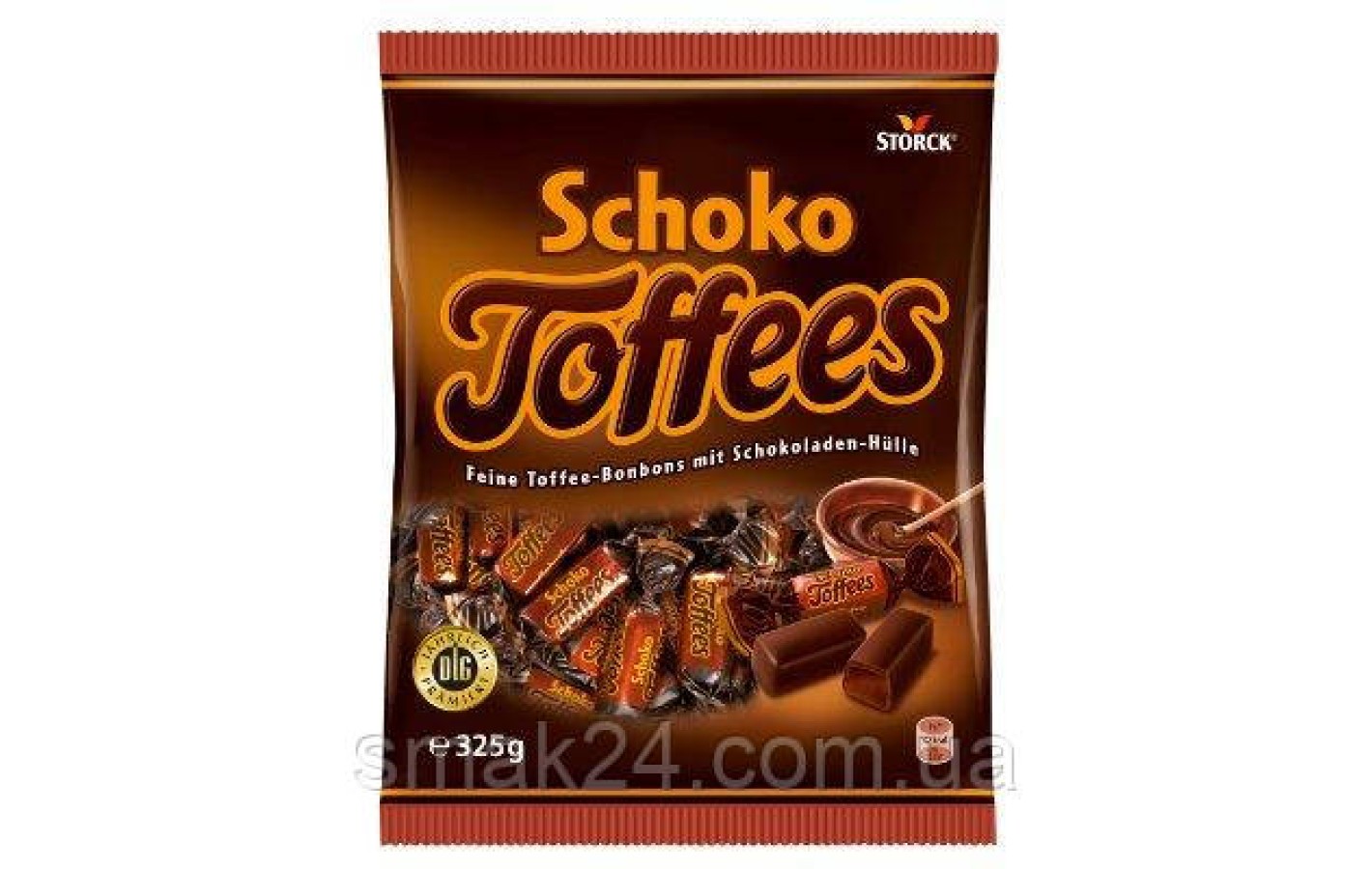 Цукерки шоколадний ірис Storck Schoko Toffees 325 г Німеччина