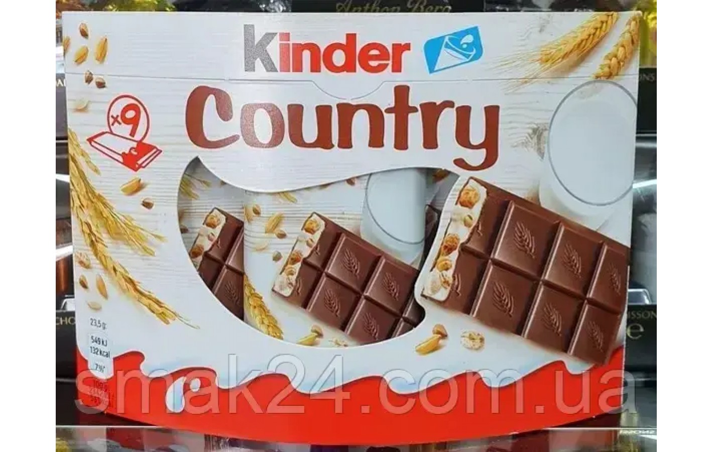 Батончик зі злаками Кантрі Kinder Country (9штx23.5г) 211.5г Німеччина