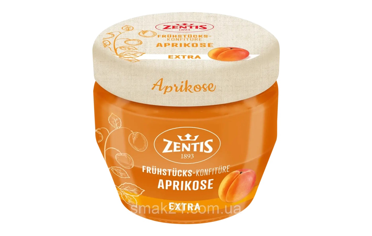 Конфитюр Абрикосовый Zentis Fruhstucks-Konfiture Aprikose 230г Германия