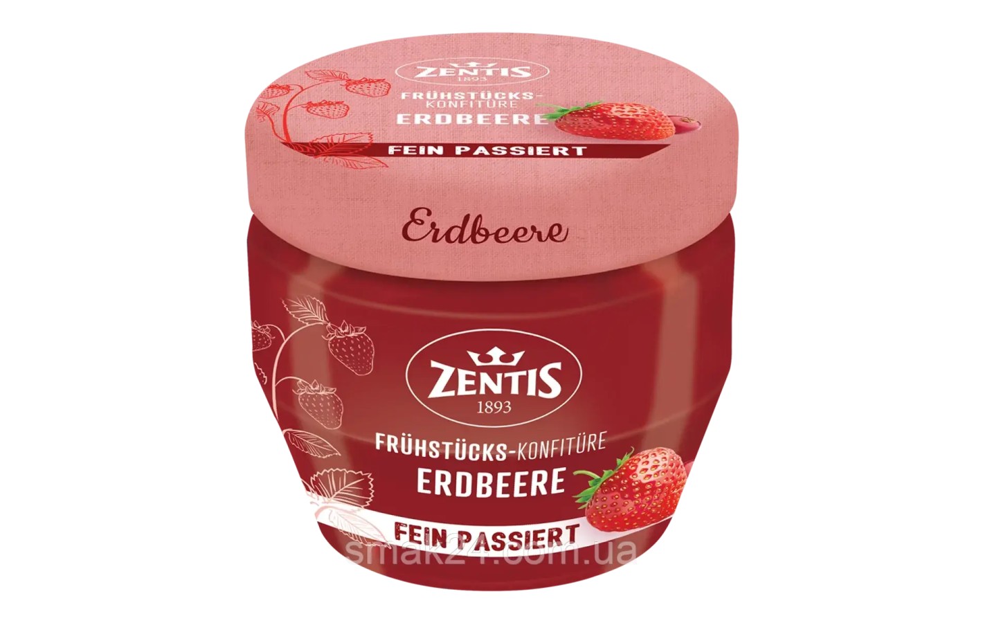 Конфітюр Полуничний Zentis Fruhstucks-Konfiture Erdbeere 230г Німеччина