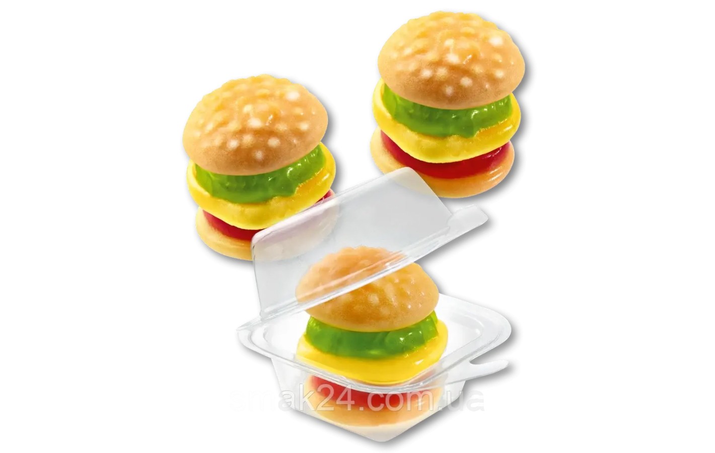 Цукерки желейні Trolli Party Burger Minis 170г(17х10г) Німеччина