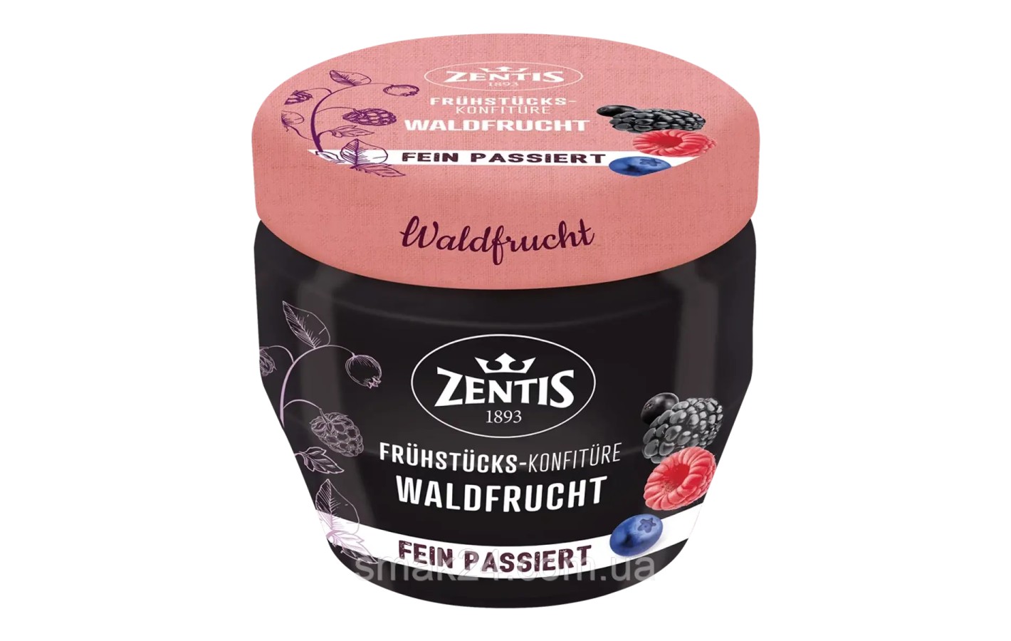 Конфітюр Лісові ягоди Zentis Fruhstucks-Konfiture Waldfrucht 230г Німеччина
