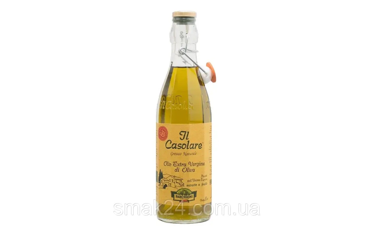 Масло оливковое нефильтрованное Farchioni Il Casolare Grezzo Natural Olio Extra Vergine di Oliva 0.75л Италия
