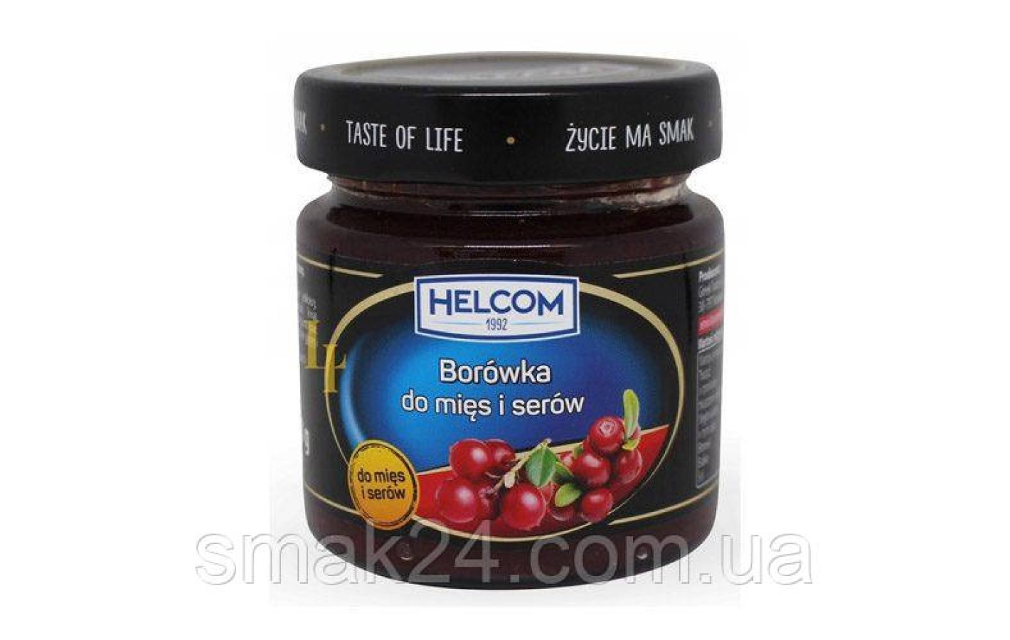 Соус Брусничный к мясу и сырам Helcom Browka do mies i serow 210г Польша