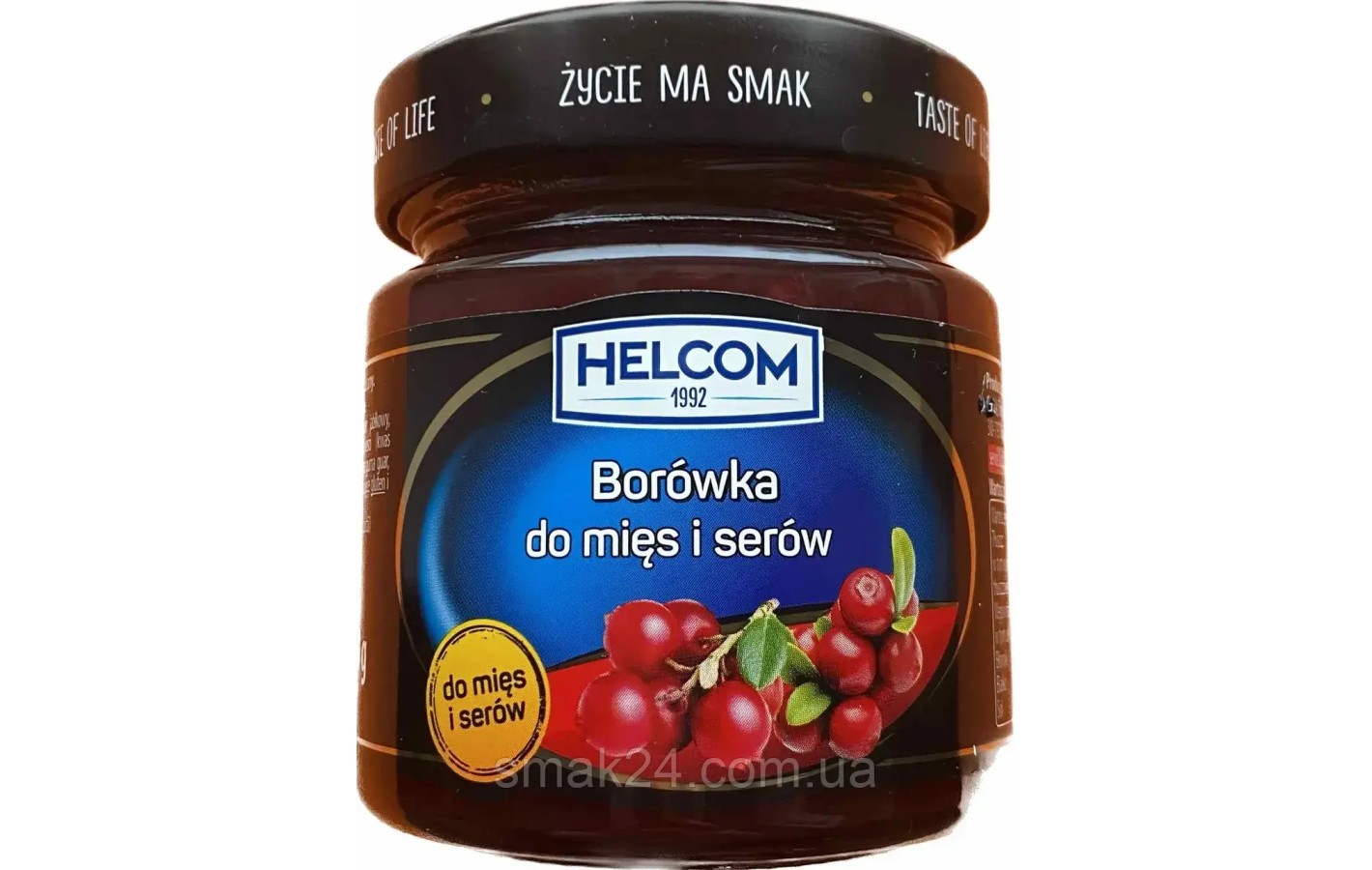 Соус Брусничный к мясу и сырам Helcom Browka do mies i serow 210г Польша