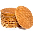 Голландские вафли с карамелью Patisserie Mini Stroopwafels Caramel 300г Нидерланды