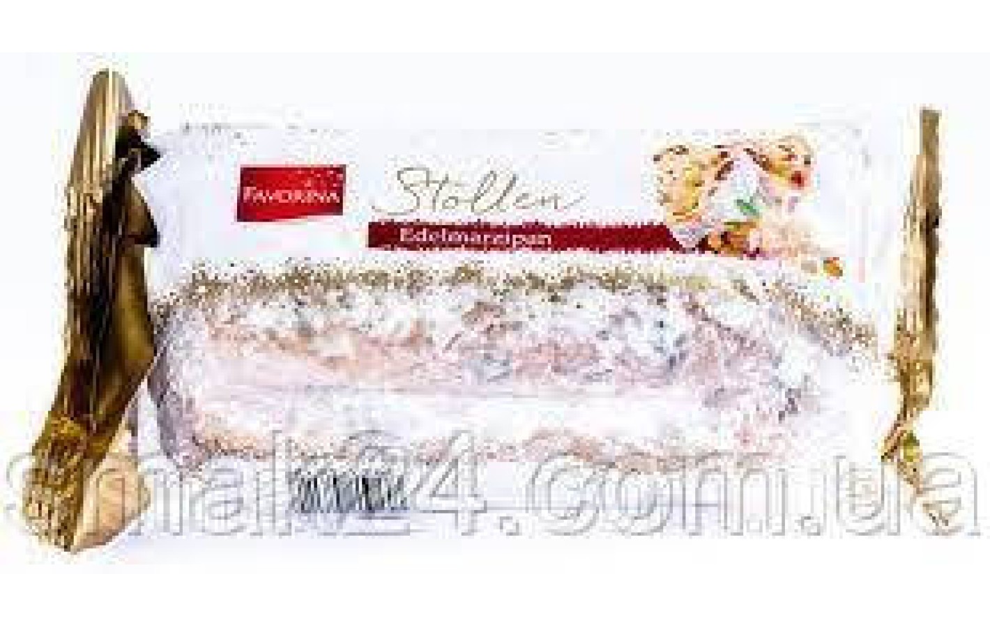 Рождественский штоллен с марципаном Favorina Stollen  Edelmarzipan Германия 1кг