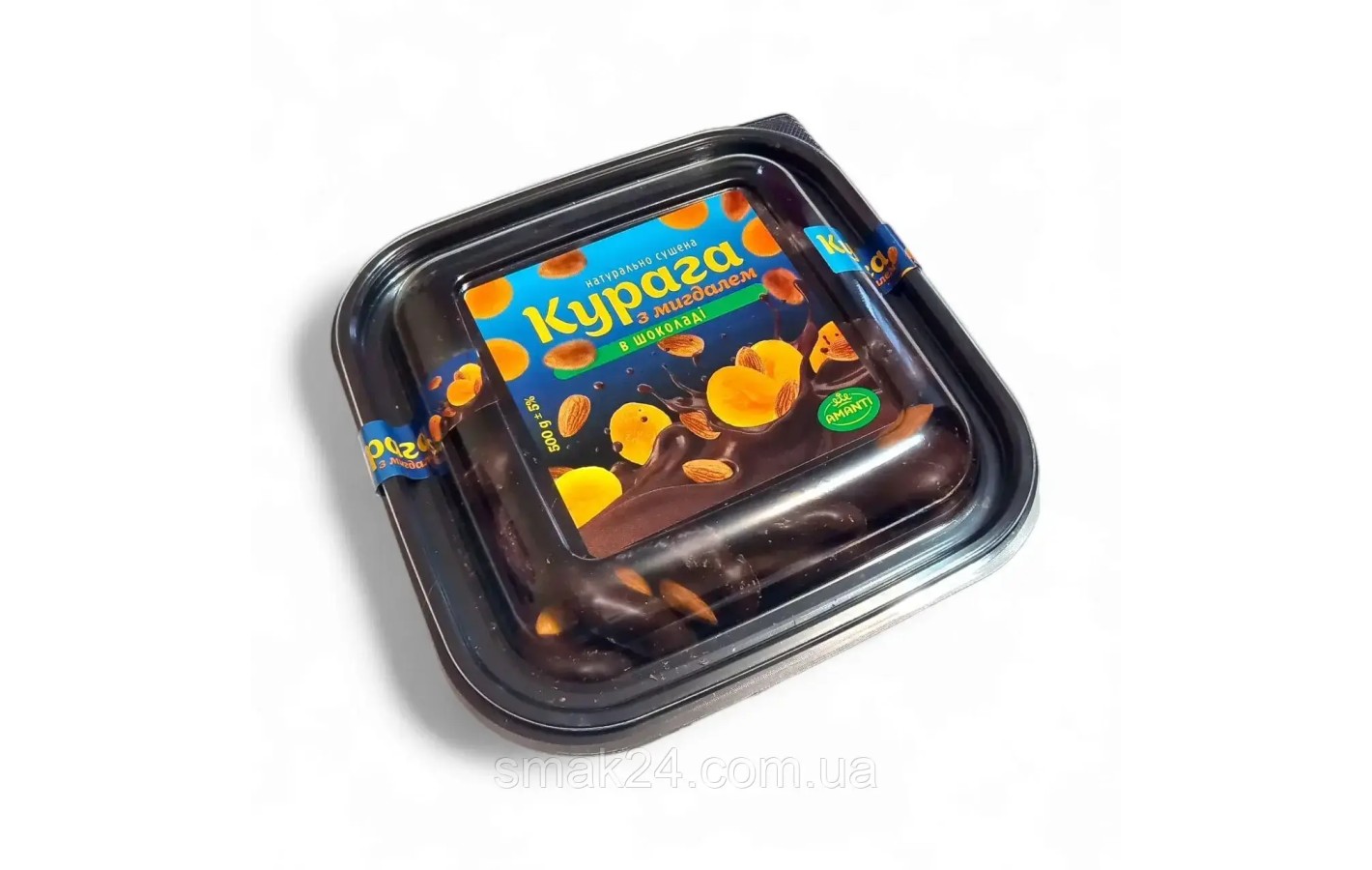 Курага з мигдалем у шоколаді Amanti, 500 г
