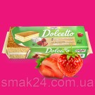 Тістечне бісквітне з полуничним кремом БЕЗ ЛАКТОЗИ Freddi Dolcetto alla Fragola (8*25г) 200г Італія