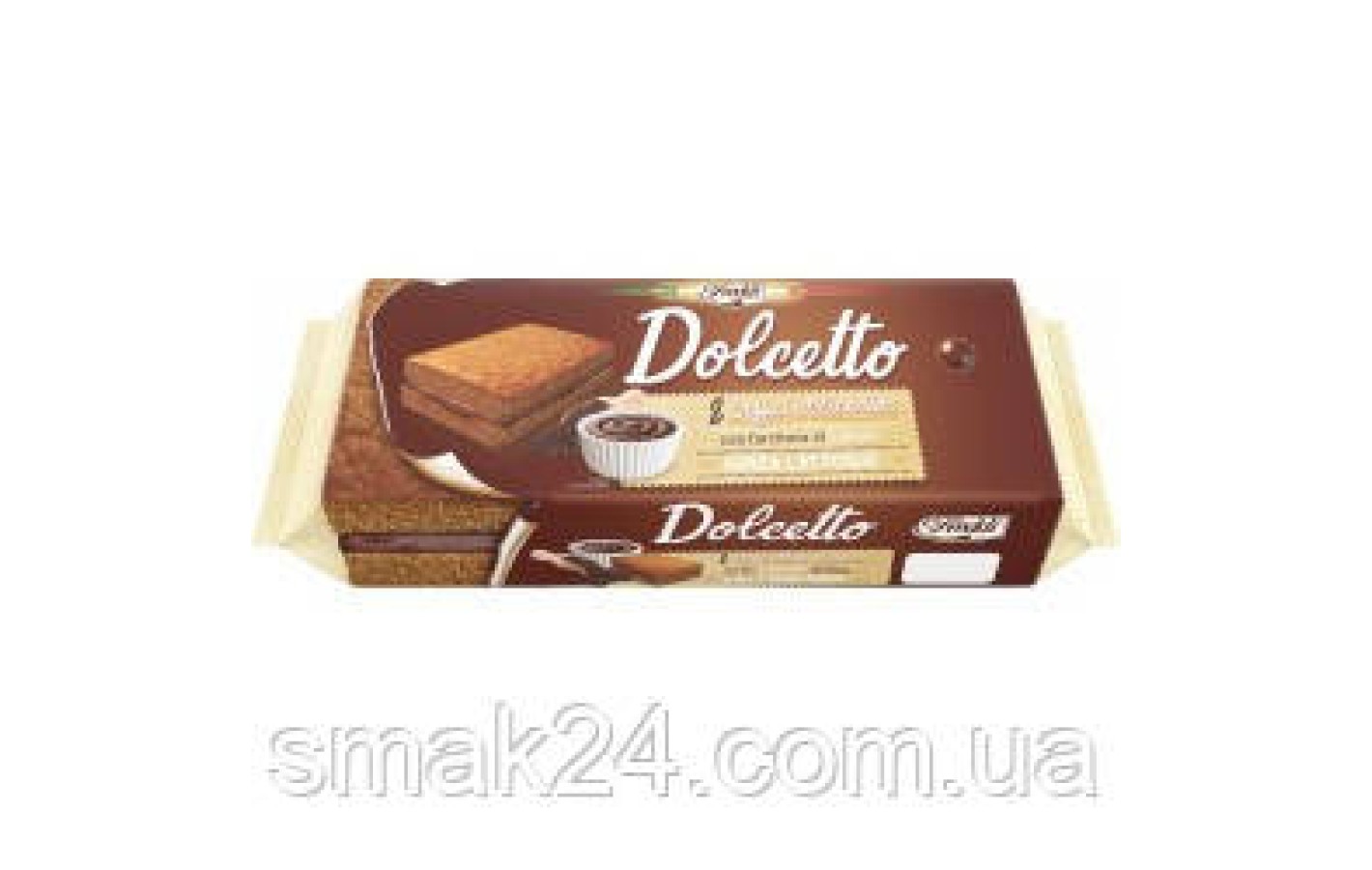 Тістечне бісквітне з шоколадним кремом БЕЗ ЛАКТОЗИ Freddi Dolcetto al Cacao (8*25г) 200г Італія
