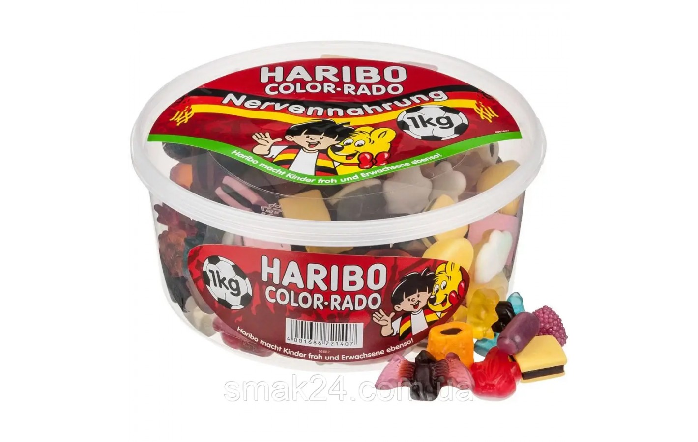 Желейные конфеты Haribo Color-Rado (фруктовое ассорти) 750г Германия
