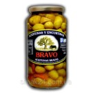 Оливки зелені в маринаді з кісточкою без глютену Bravo aceitunas bravas con hueso 900 г Іспанія