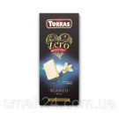 Шоколад білий ванільний БЕЗ ЦУКРУ БЕЗ ГЛЮТЕНУ Torras ZERO Blanco Vainilla 100г Іспанія