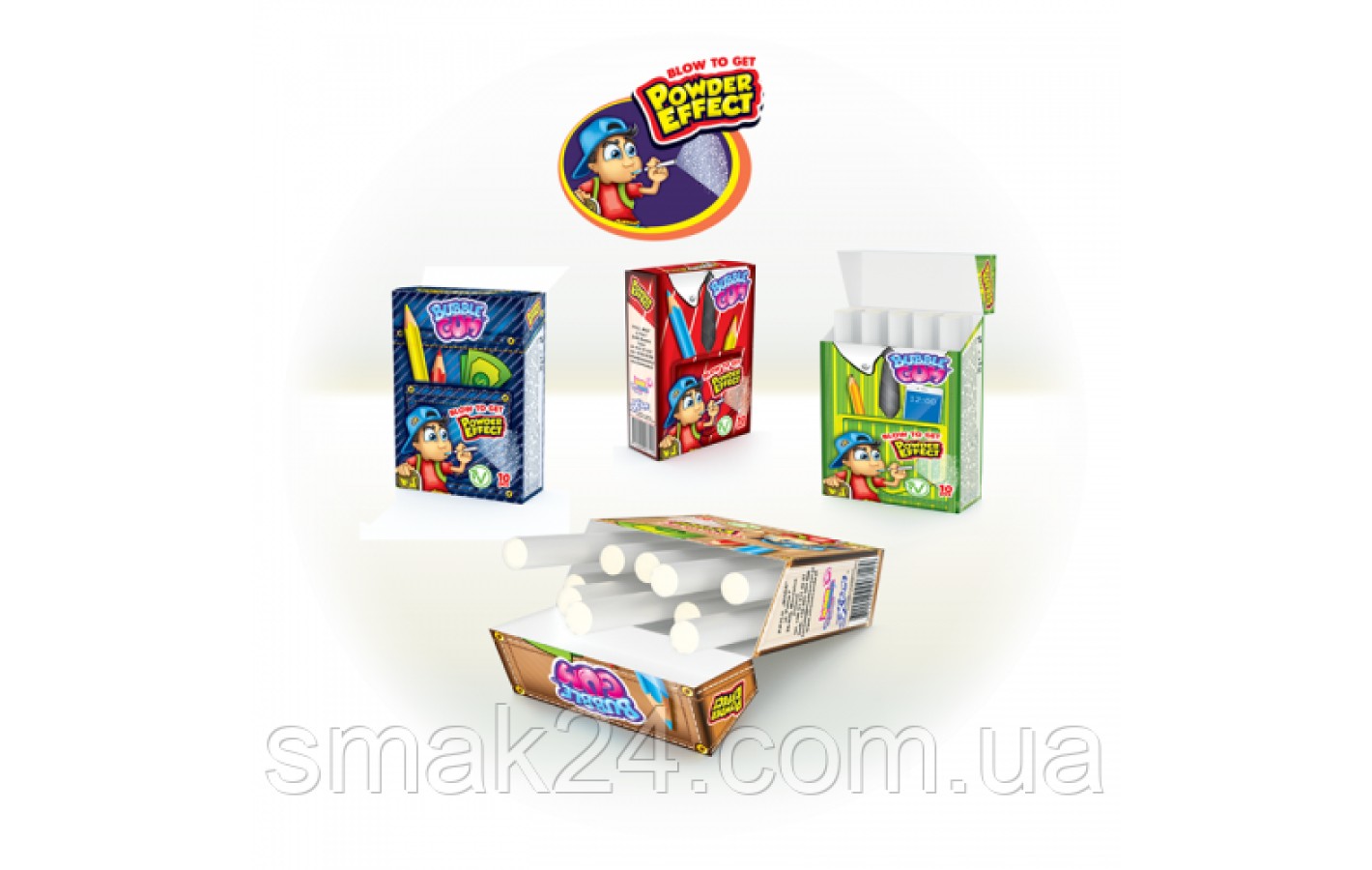 Жевательные конфеты (резинка) Сигареты Польша 35г ( 10 штук)