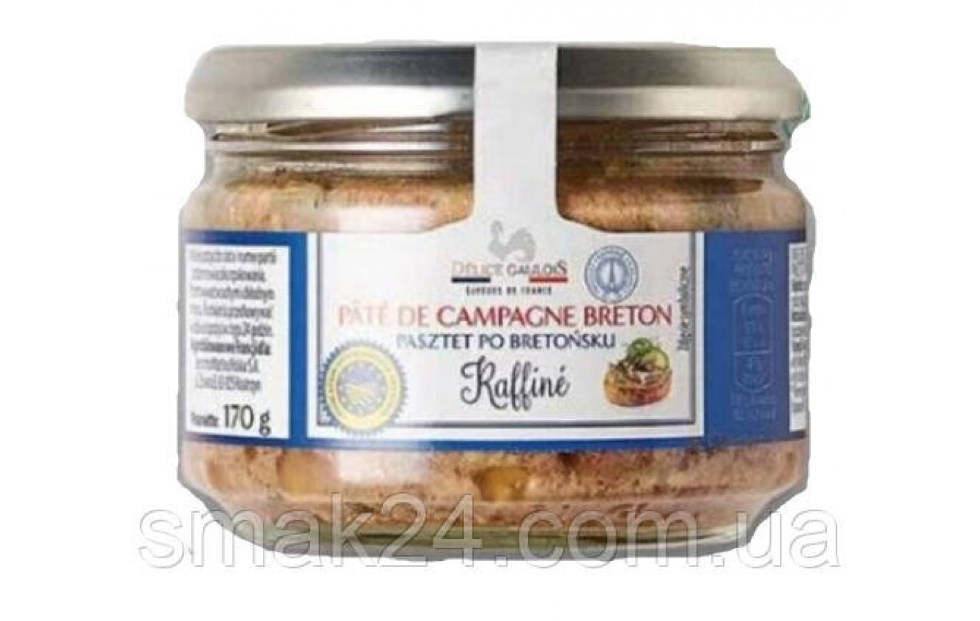 Паштет из свинины домашний Delice Gaulois Terrine de Campagne Pasztet Wieprzowy 170г Польша