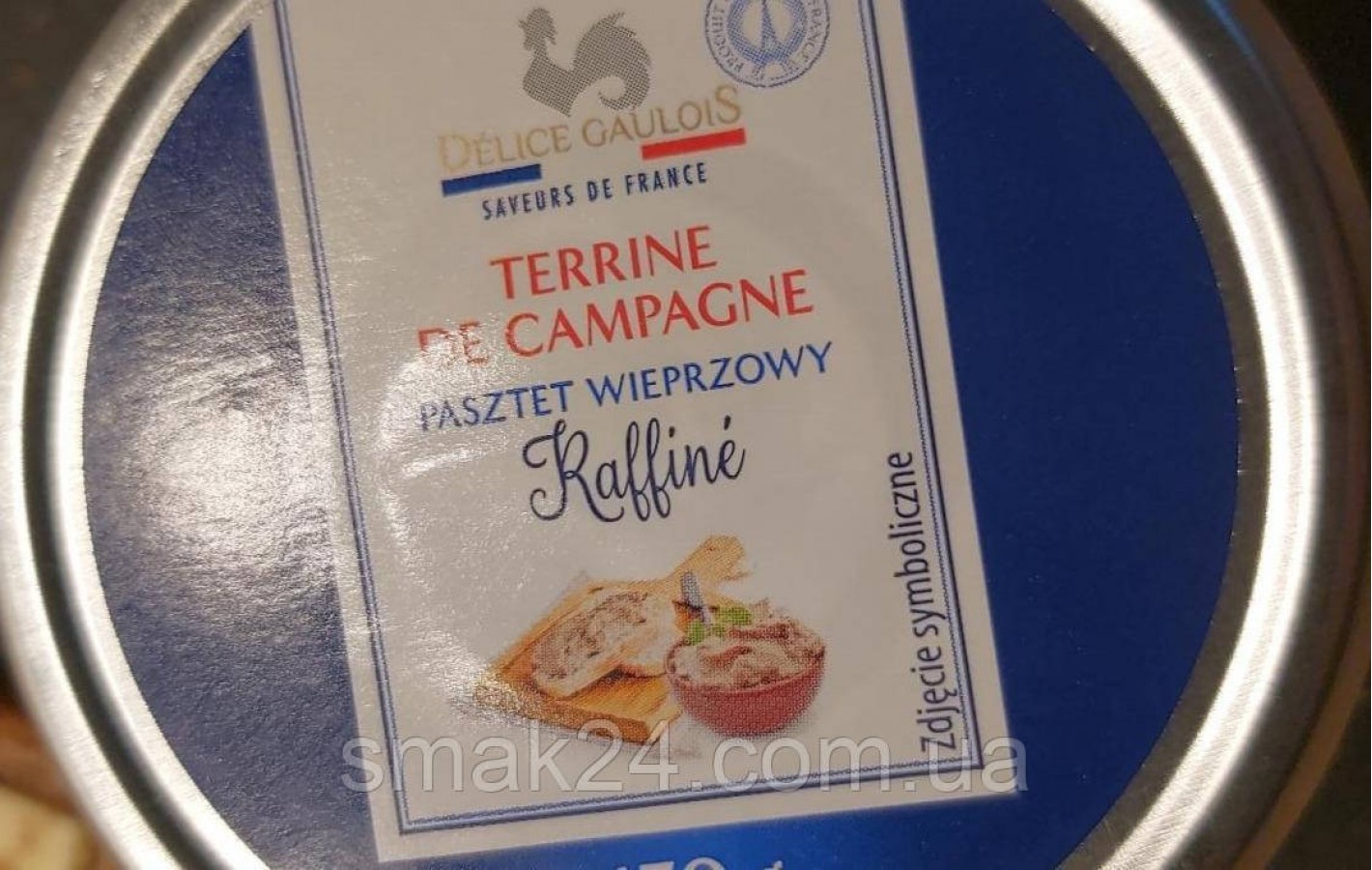Паштет из свинины домашний Delice Gaulois Terrine de Campagne Pasztet Wieprzowy 170г Польша